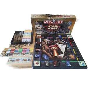 Vintage Star Wars Episode 1 Monopoly Collectors Edition Board Game 1999 Unopened